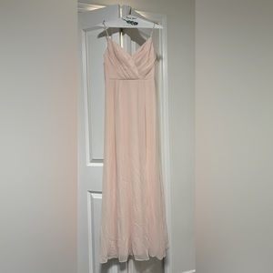 Bill Levkoff Bridesmaid Dress in light pink, Size 0